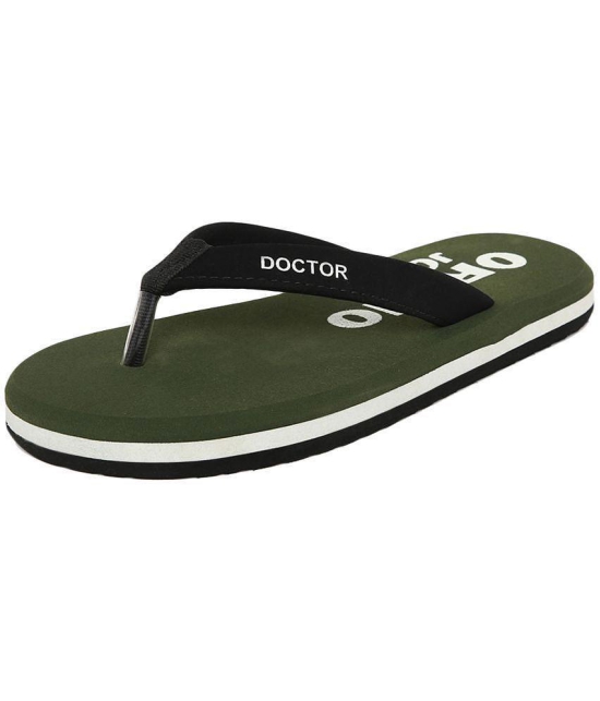 ORTHO JOY - Green Men's Thong Flip Flop - None