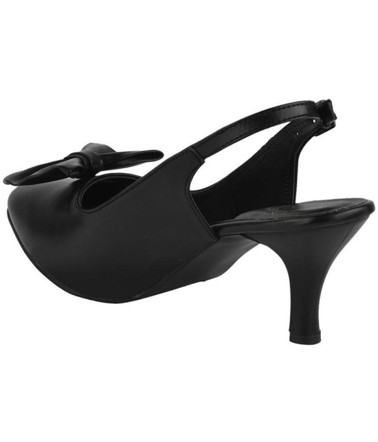 Shoetopia Black Women''s Sandal Heels - None