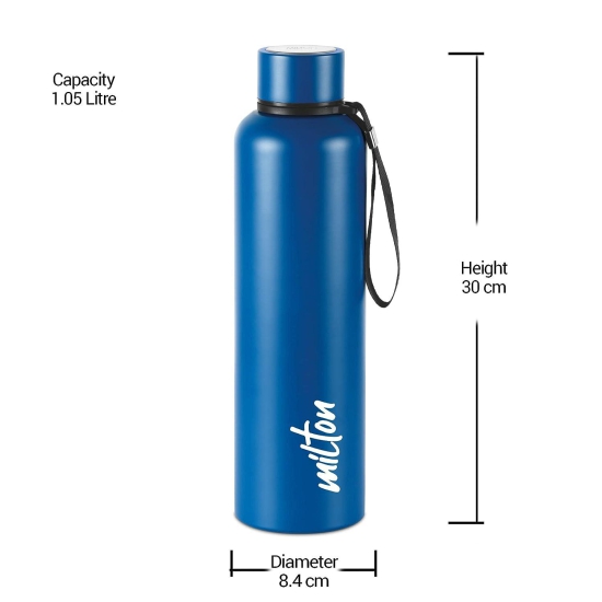 Milton Aura 1000 Thermosteel Bottle 1.5 Ltr (Dark Blue)