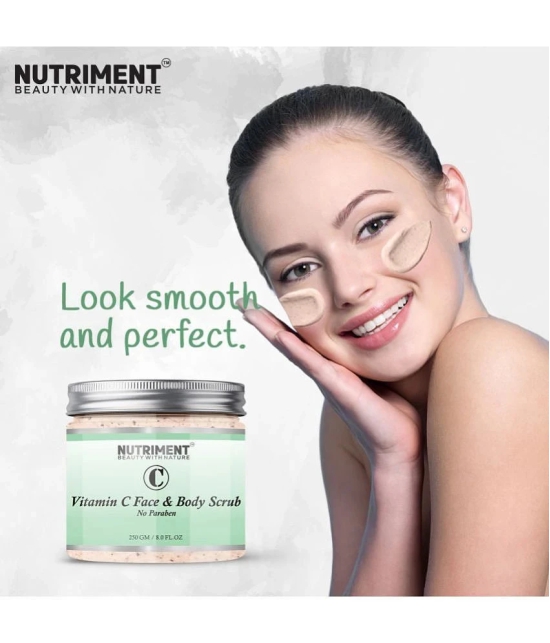 Nutriment Vitamin C Face And Body Scrub For Men & Women ( Pack of 1 ) - 250gm