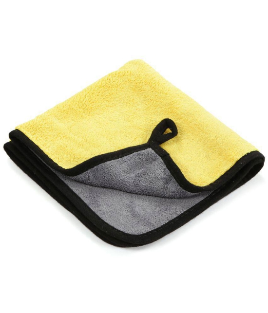 HOMETALES - Microfiber Car & Bike Cleaning Cloth 400 GSM for Automotive Car accessories (Pack Of 1)