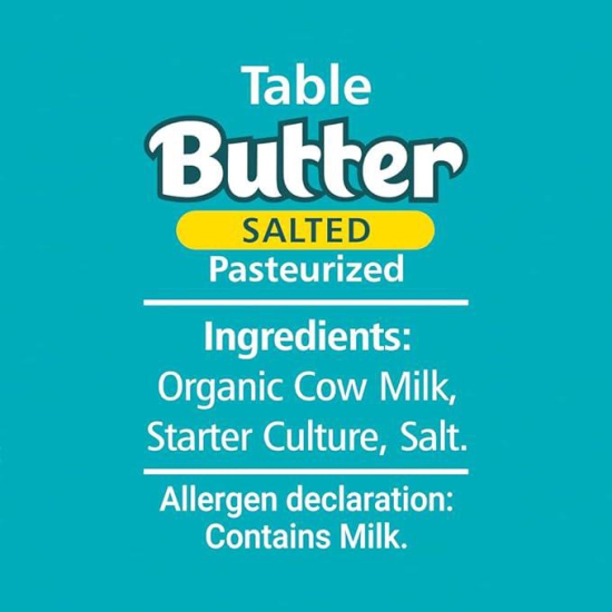 Organic Table Butter Salted 100 Gm