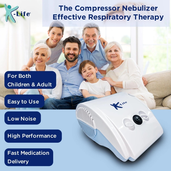 K-life 104-B Steam Respiratory Machine Kit For Baby Adults kids Asthma Inhaler Patients Nebulizer  (White)