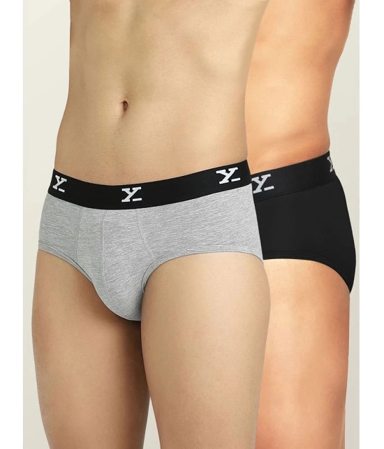 XYXX - Multicolor Modal Mens Briefs ( Pack of 2 ) - None