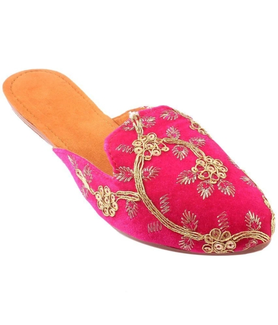 Anjaneya Creations - Pink Womens Mules - None