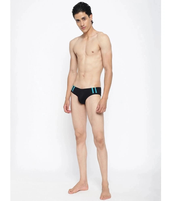 La Intimo Cotton Mens Bikini ( Black ) - None