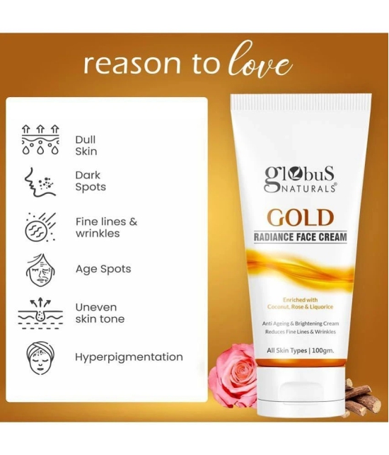 Globus Naturals Gold Radiance Face Cream,100gm