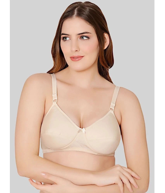 Bodycare Beige Cotton Heavily Padded Womens Everyday Bra ( Pack of 1 ) - None