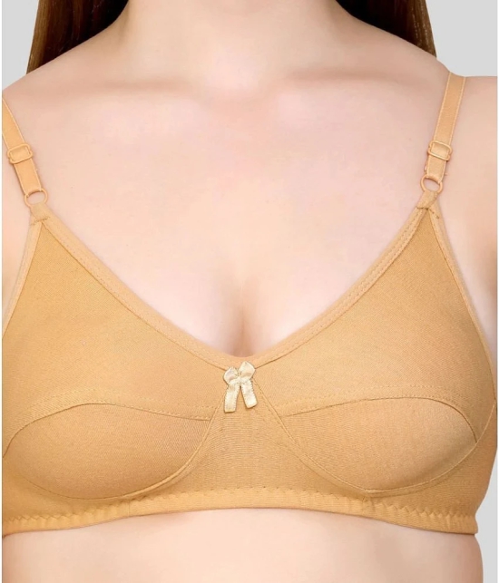 Kiran Enterprises Pack of 6 Cotton Blend Non Padded Womens Everyday Bra ( Beige,Black,Red ) - None