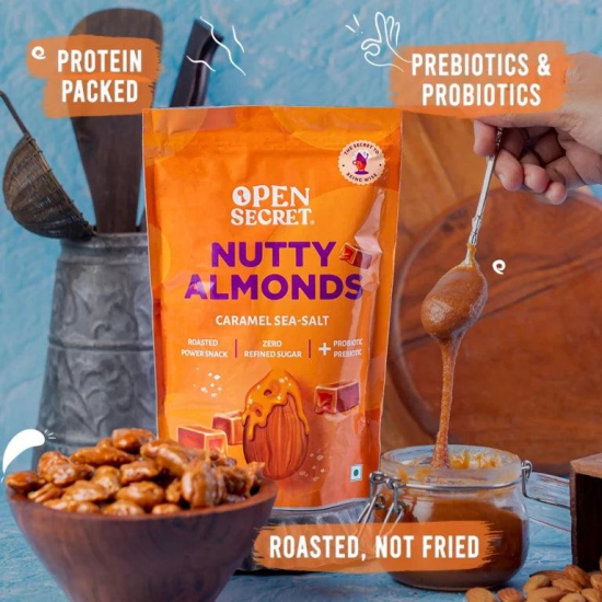 Open Secret Nutty Almonds (Caramel Sea Salt) - 135g