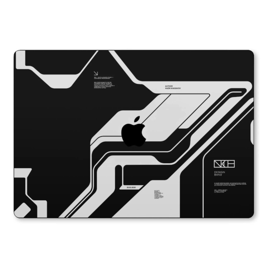 MacBook Pro 13 M2 2022 Skins & Wraps-Dead Black