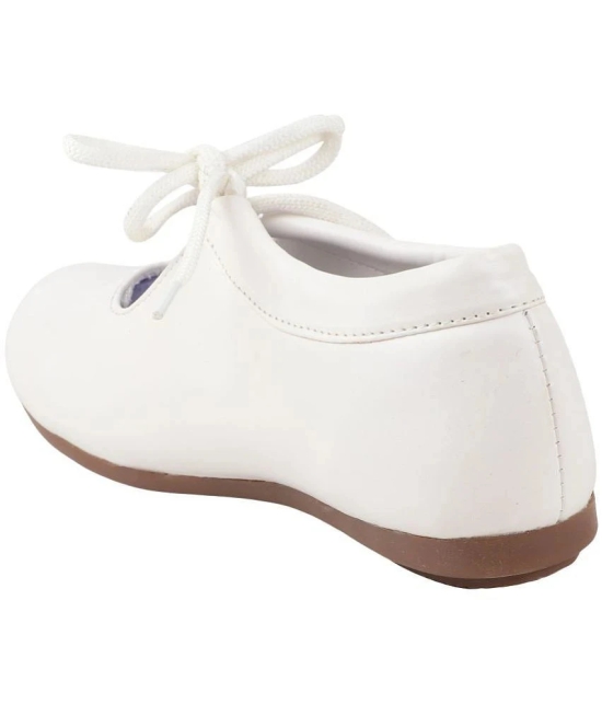 Shoetopia - White Womens Casual Ballerinas - None