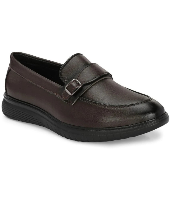 Bucik Brown Mens Mocassin Formal Shoes - None