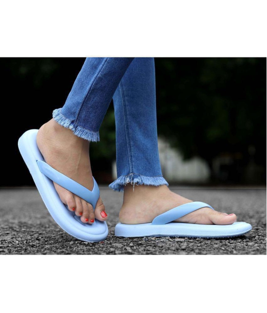 Aadi - Light Blue Women's Slipper - None