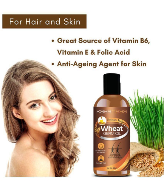 Kayamaya Wheatgerm Cold Pressed Oil - Hair & Skin 60 mL