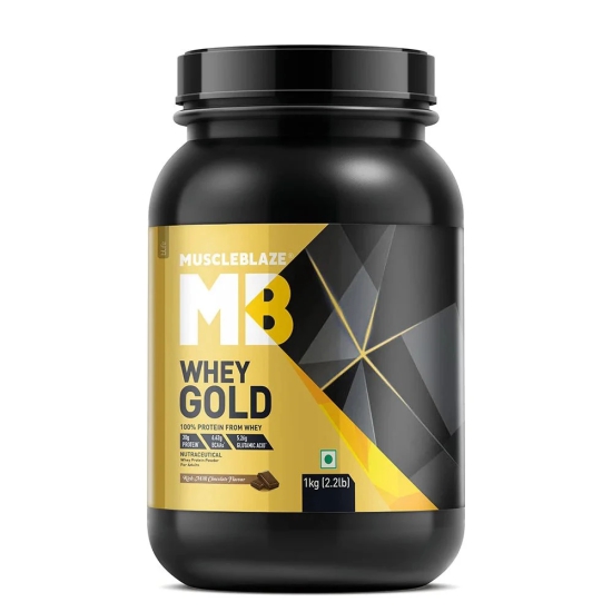 MuscleBlaze Whey Gold Protein,  2.2 lb  Rich Milk Chocolate