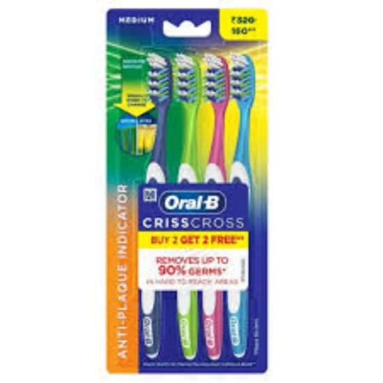 ORAL--B TOOTHBRUSHES BUY 2 GET 2 FREE  - 4 gm