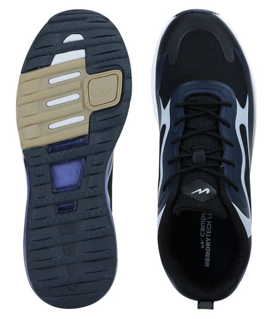 Campus RENEGADE Black  Mens Sports Running Shoes - 10