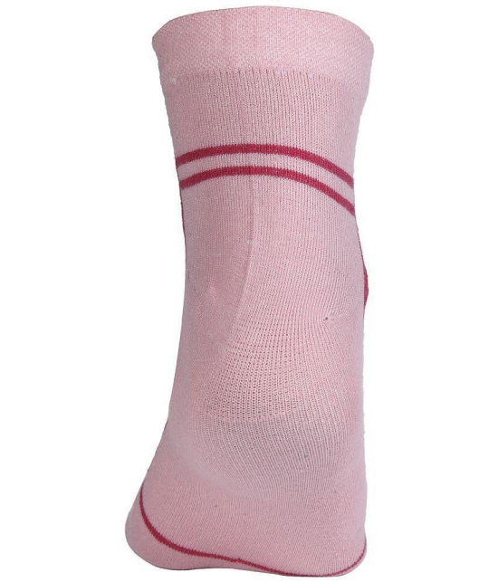 Texlon - Multicolor Cotton Women's Ankle Length Socks ( Pack of 5 ) - None