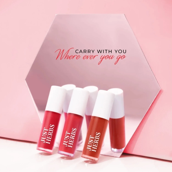 Herb-enriched Matte Liquid Lipstick Combo : Pack of 5*2