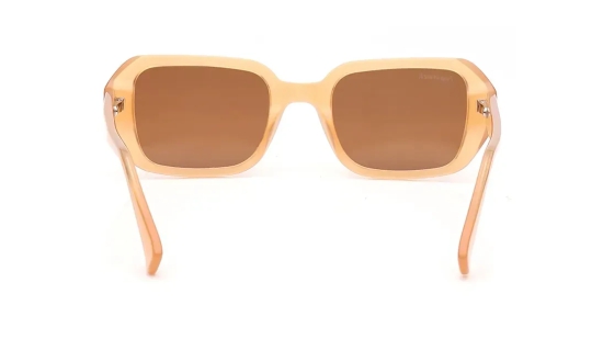 Brown Geometric Sunglasses for Women