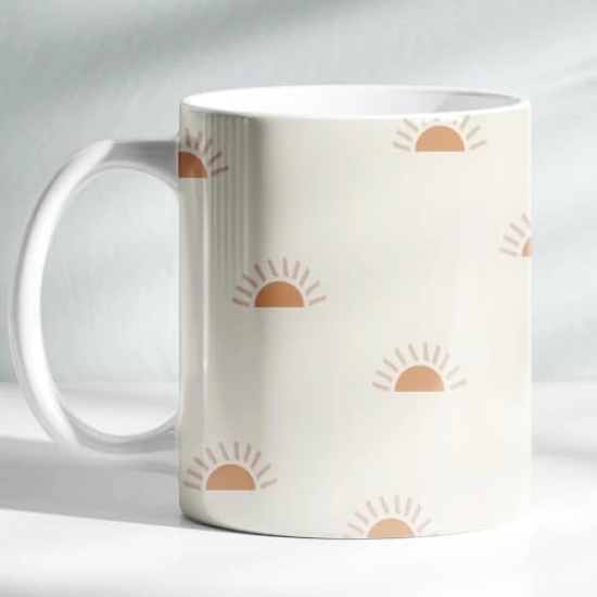 ForVano Beautiful Mug Featuring a Vibrant, Abstract Design with a Gradient of Colors