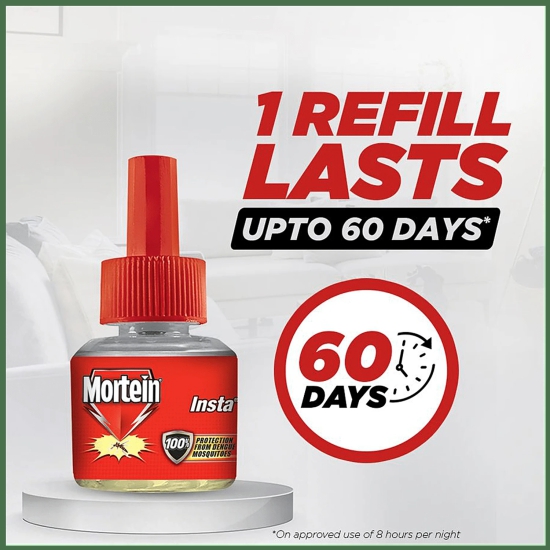 Mortein Insta5 Mosquito Repellent Liquid Refill, Fits All Machines, 45 Ml