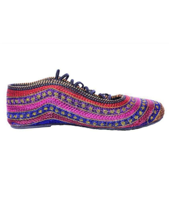 Raj Multi Color Ethnic Footwear - None