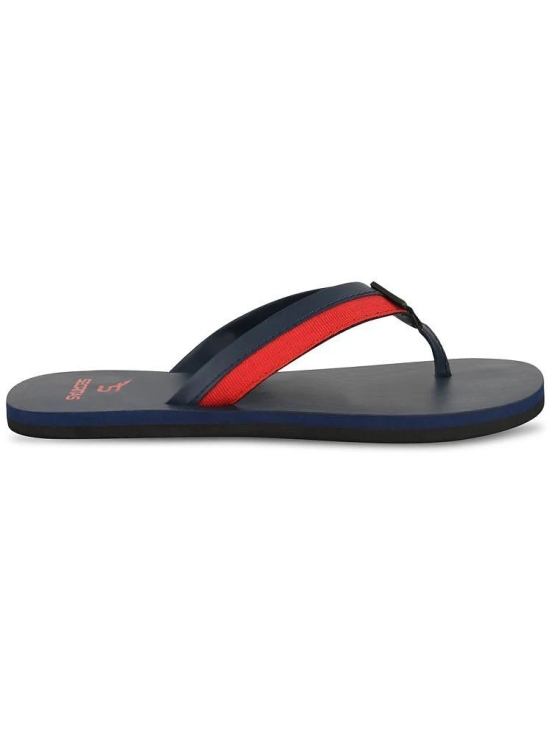 Secritas Navy Blue Mens Leather Slipper - None