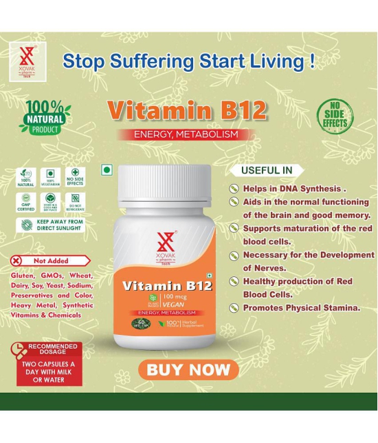 xovak pharmtech - Vitamin B12 ( Pack of 4 )