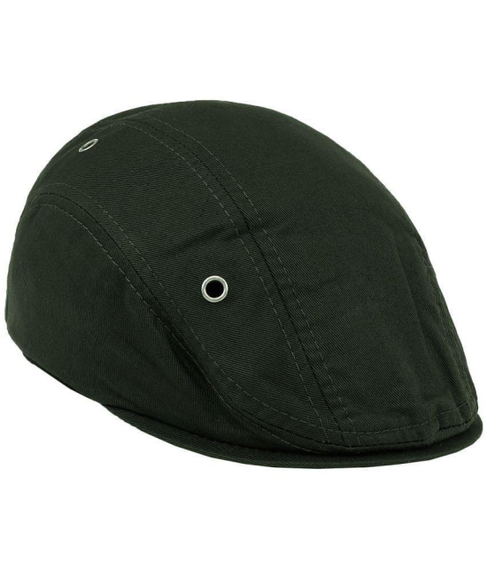 Zacharias - Green Cotton Mens Cap ( Pack of 1 ) - Green