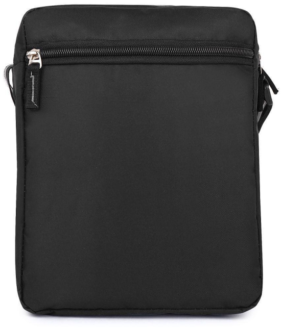 Da Tasche Twill SLing Bag Polyester Black Passport Holder - Black