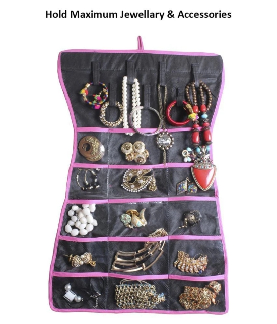 PrettyKrafts Hanging Wardrobe Organizer with 15 Pokets, Organizes Socks, Undergarments, Belts, Ties, Scarfs