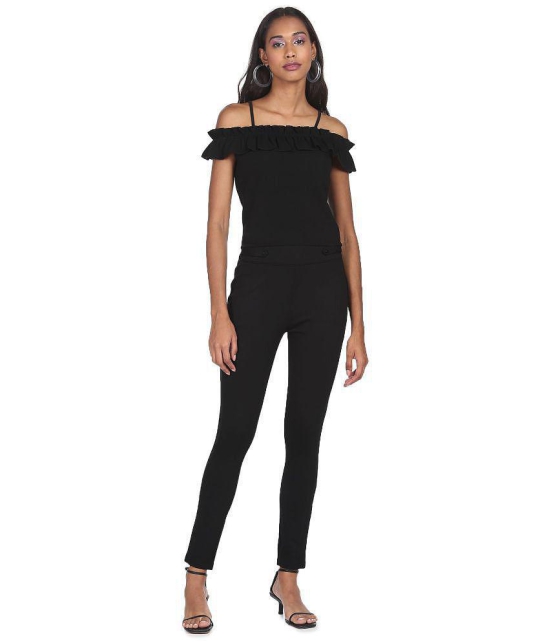 Sugr Polyester Regular Tops - Black - L