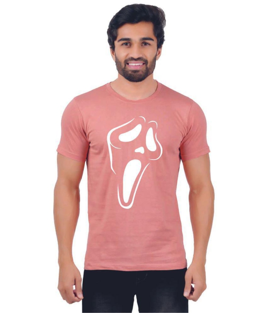 ferocious - Light Pink Cotton Regular Fit Men's T-Shirt ( Pack of 1 ) - None