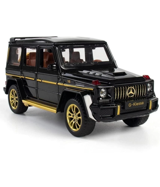 Alloy Metal Pull Back Die-cast Car Scale Model with Sound Light Mini Auto Toy for Kids Metal Model Toy Car with Sound and Lightã?MULTICOLORã?? (1.32- AMG G63 - MULTICOLOR) - Multicolor