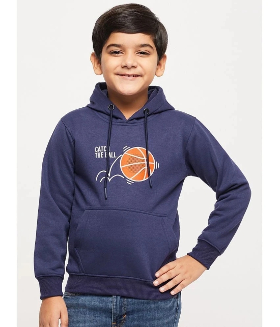 UBX Pack of 1 Boys Fleece Sweatshirt ( Navy Blue ) - None