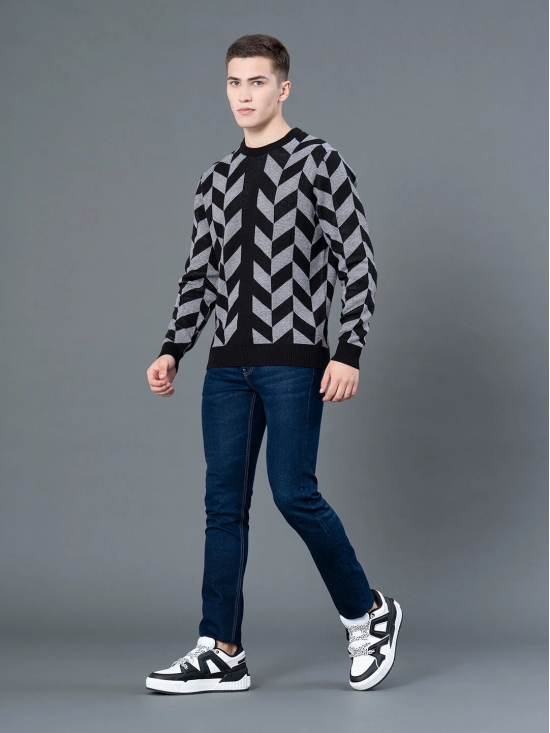 RedTape Round Neck Pattern Sweater for Men | Ultimate Comfort