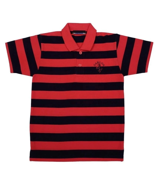 NEUVIN - Rosewood Cotton Boys Polo T-Shirt ( Pack of 1 ) - None