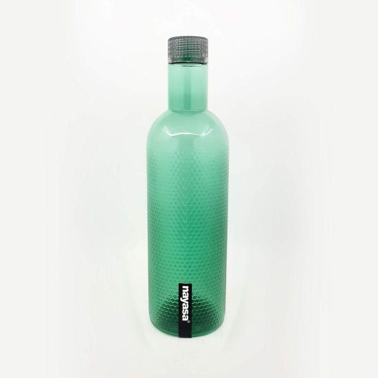 Nayasa Plastic Water Bottle, 1000ml, Set of 4, Multicolour