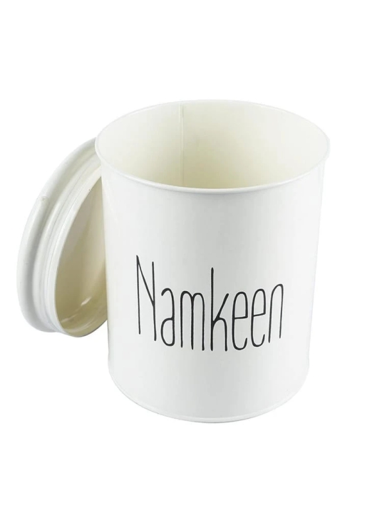 Namkeen Jar With Lid - (Off White, 1700mL)