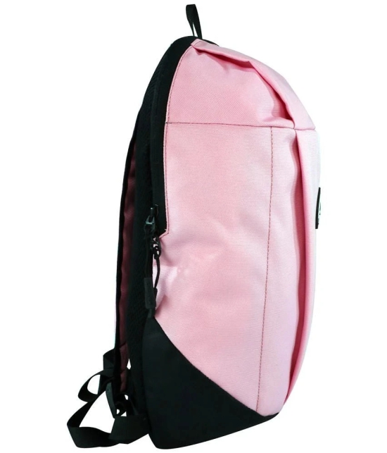 mikebags 15 Ltrs Pink Polyester College Bag - Pink