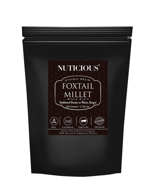 NUTICIOUS Millets Combo (Kodo Millet, Little Millet, Foxtail Millet, Barnyard Millet) - 500 G X 4 (Pack of 4)