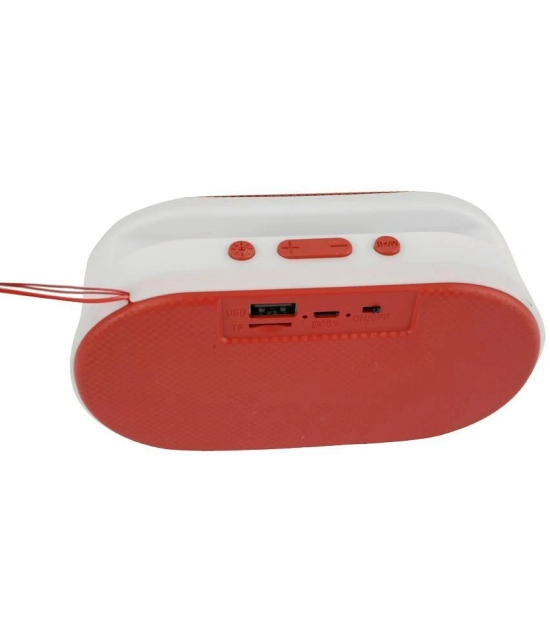 hitage BT-5.0 Crystal 5 W Bluetooth Speaker Bluetooth V 5.0 with USB,SD card Slot Playback Time 24 hrs Red - Red