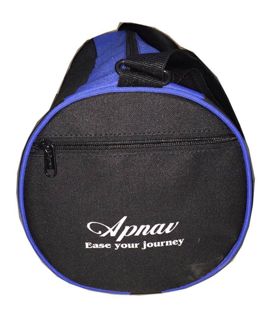 Apnav Drum-shaped Black-blue gear Gym Bag