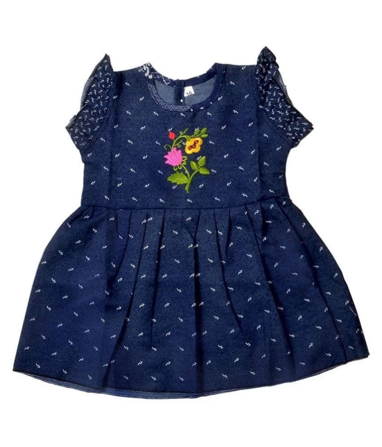 Sathiyas Girls Denim Frocks - None