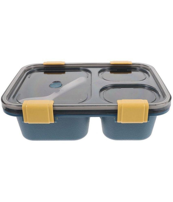 TISYAA - Plastic Lunch Box 3 - Container ( Pack of 1 )