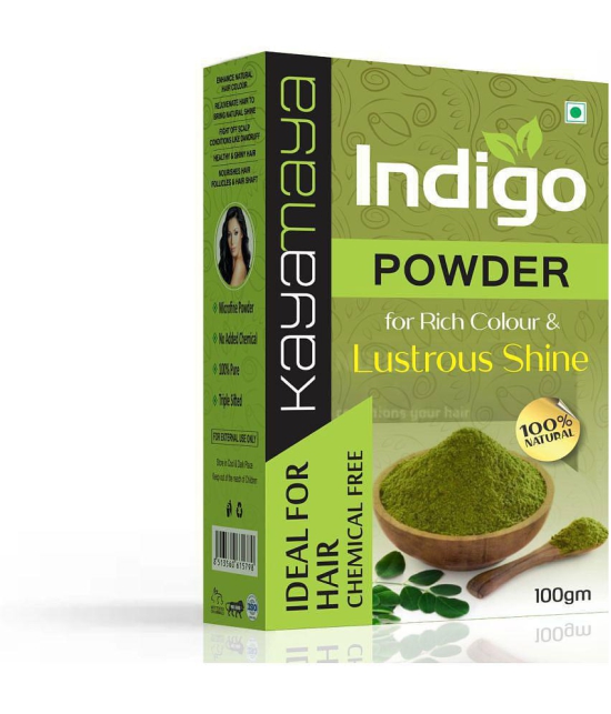 Kayamaya 100% Organic Indigo Powder Organic Henna 100 g