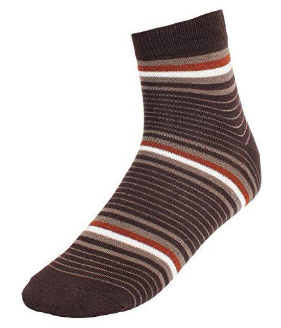 Creature - Cotton Men's Striped Multicolor Ankle Length Socks ( Pack of 6 ) - Multicolor