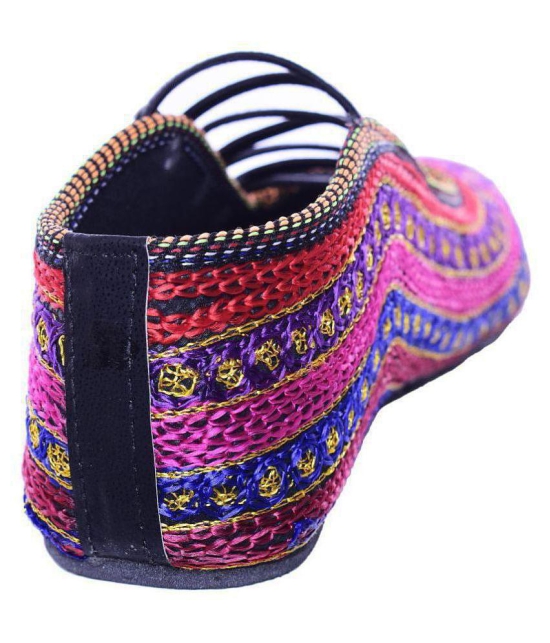 Raj Multi Color Ethnic Footwear - None